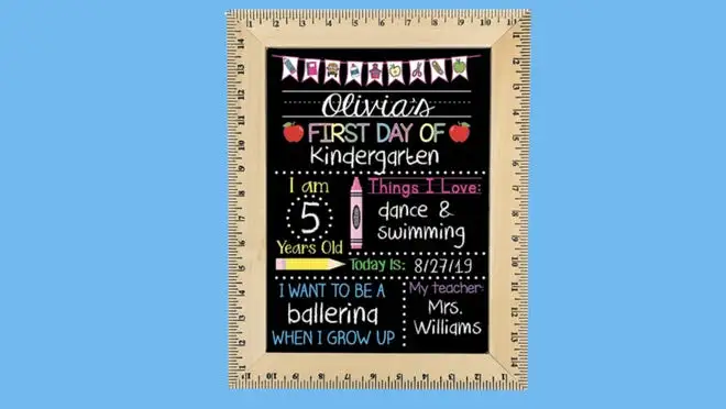 back to school sign