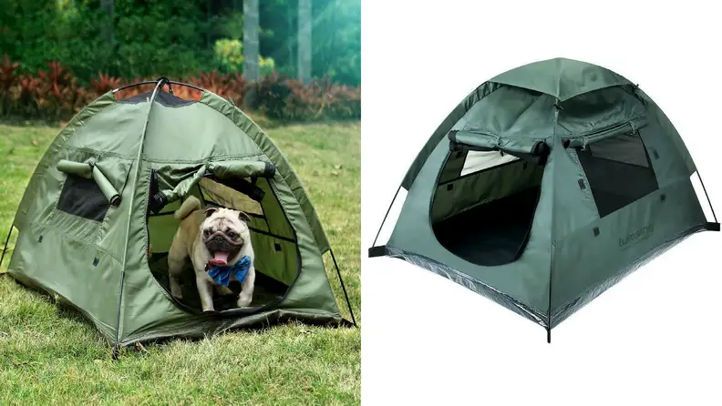 A dog tent available on Amazon
