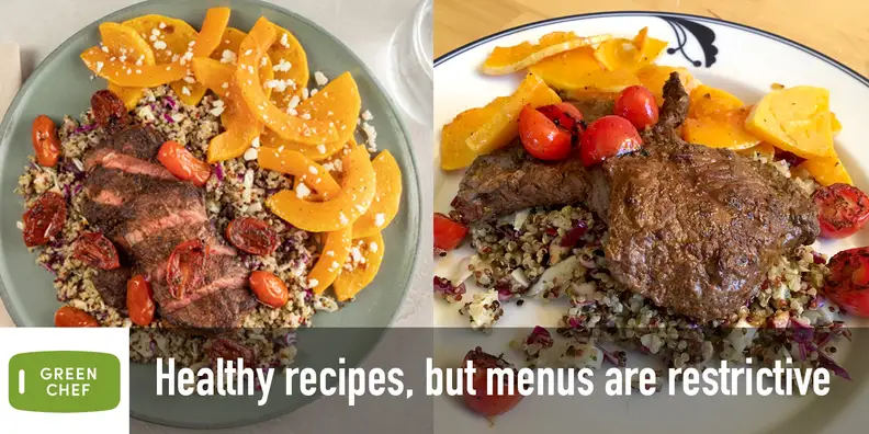 Green Chef meal comparison