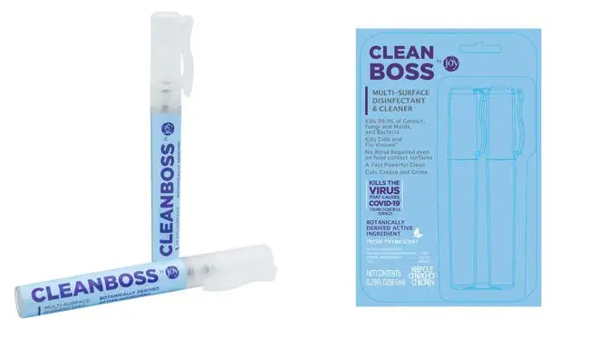Blue multi-surface pens and packaging.