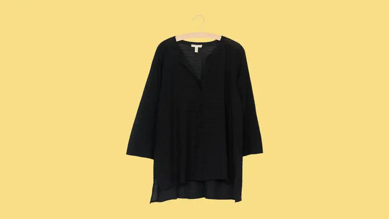 Black Eileen Fisher tunic.