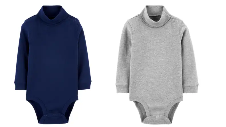 Turtleneck onesies.