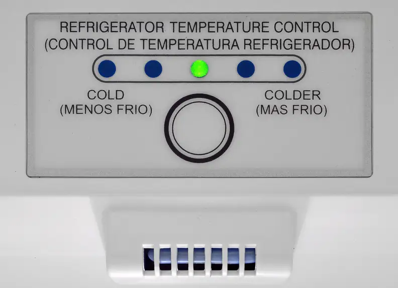 For best results, make sure you move the LG LTNS16121V's fridge controls one green dot closer to the colder setting.