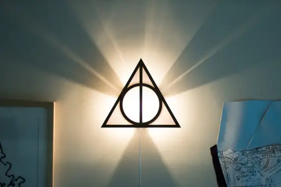 This Hallows lamp will spookify your bedroom.