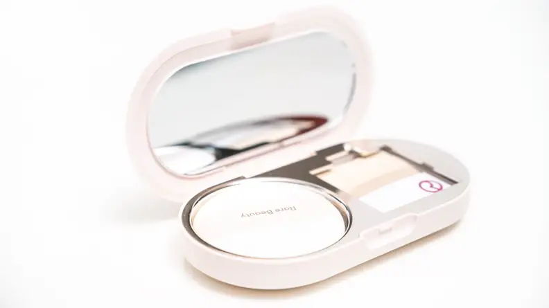 The Blot & Glow Touch-Up Kit from Selena Gomez's Rare Beauty.