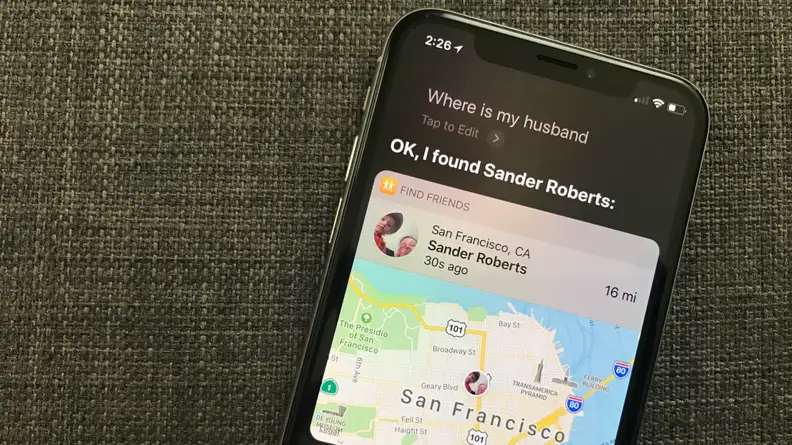 Siri Find My Friends