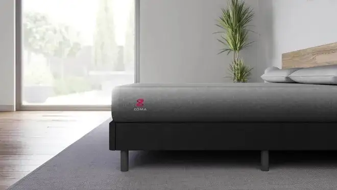 Zoma mattress in a bedroom setup