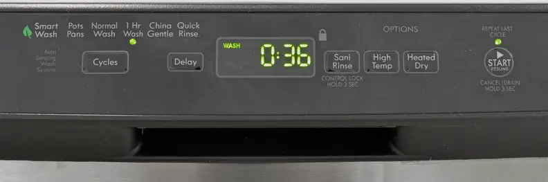 Kenmore 13093 front control panel