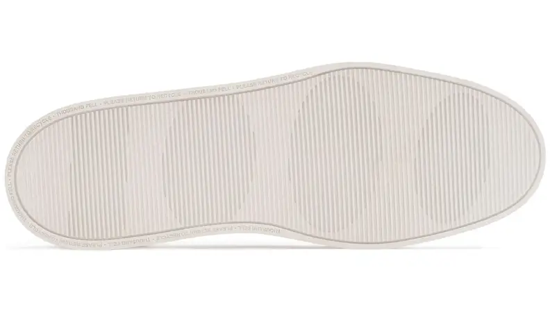 Underside of Thousand Fell Lace Up sneakers.