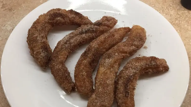 DISH churros prepared at home