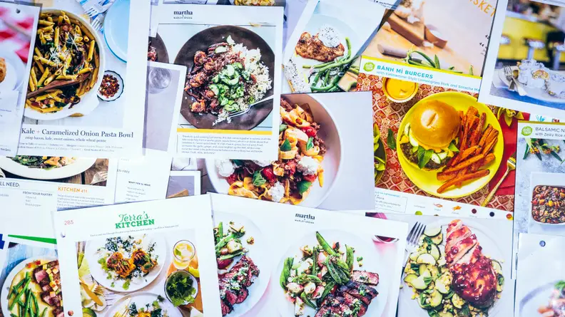 Meal cards from meal kit testing
