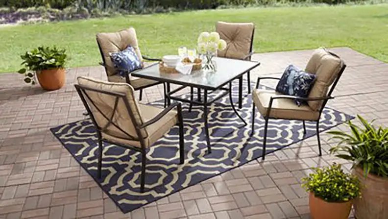 Mainstays Forest Hills Outdoor Patio Dining Set