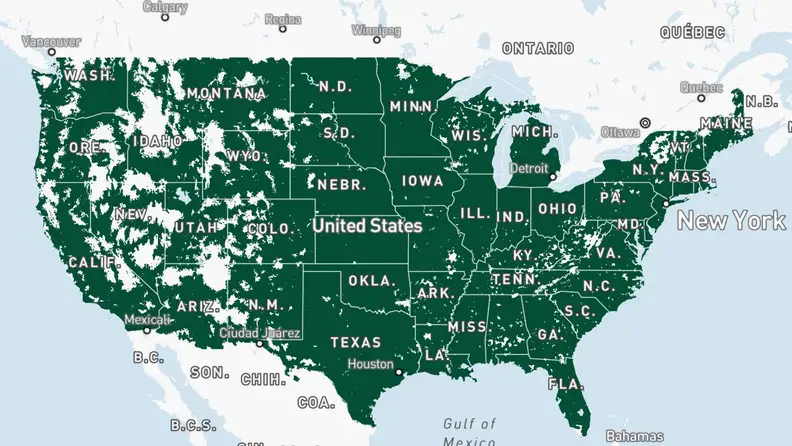 Tello Mobile coverage map