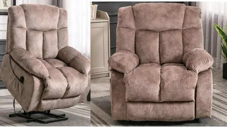 a Canmov recliner in a side-by-side view