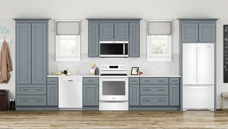 A white dishwasher coordinates with many kitchens.