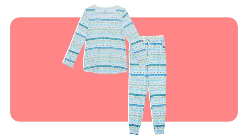 Printed children's pajama set from Magnetic Me.