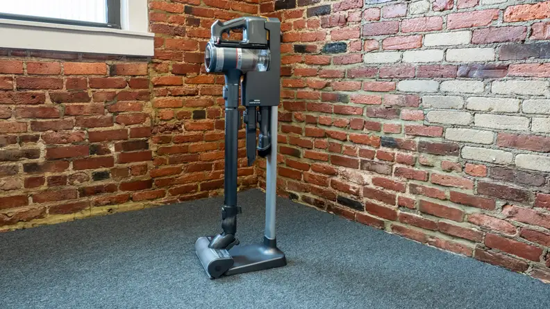 Unlike Dysons, the CordZero can charge just about anywhere with its stand.