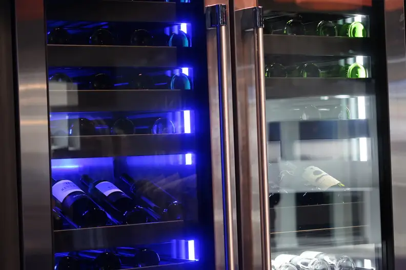 A column wine refrigerator from Perlick