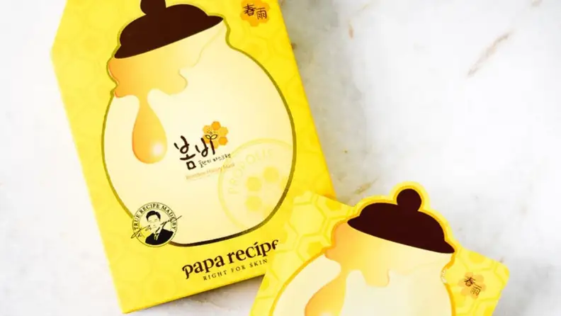 A honey face mask.