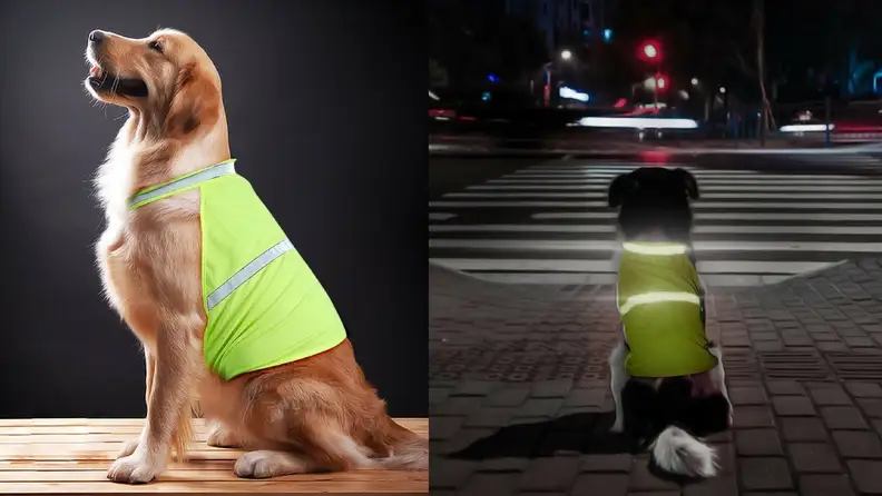 Vizpet reflective dog vest