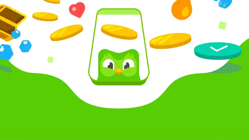 An animated scene starring a green owl
