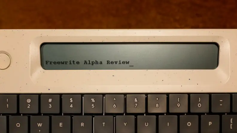 The display of the keyboard.