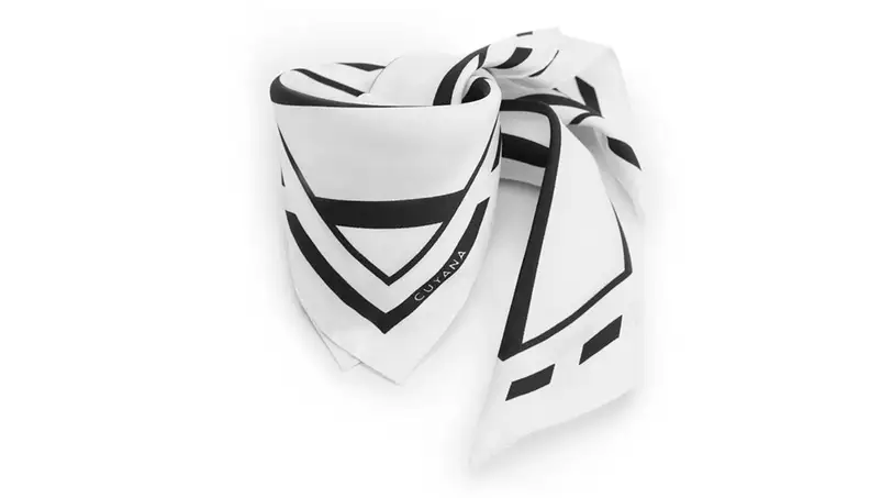 Cuyana Silk Striped Scarf
