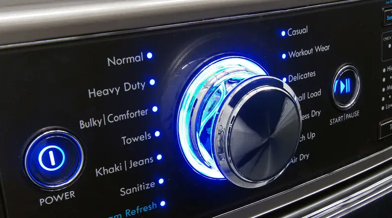 A Kenmore Elite washing machine