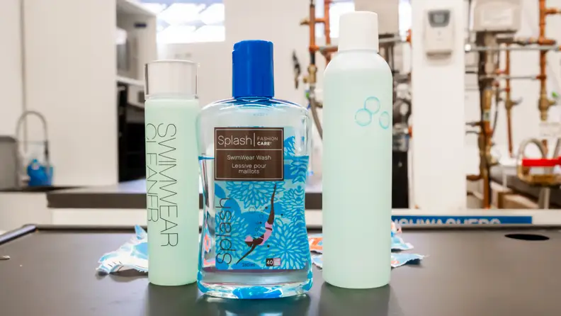 Our experiments found that swimwear detergents do actually work. We got rid of the chlorine smell and reduced color loss by up to 50%.