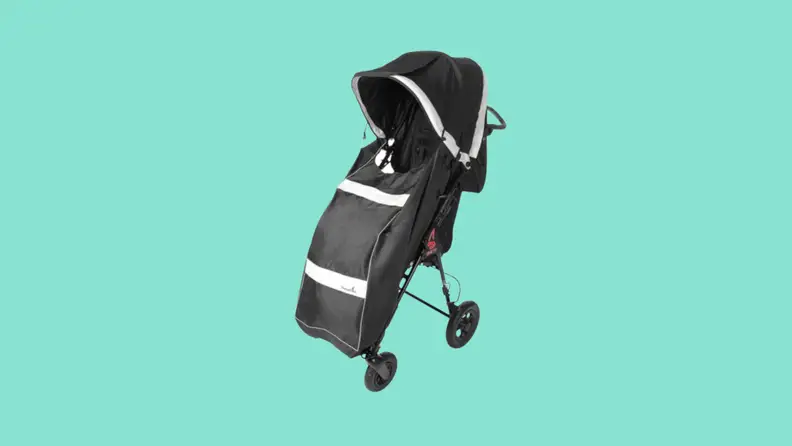 Angled view of the Thomashilfen Swifty 2 Lightweight Pediatric Stroller.