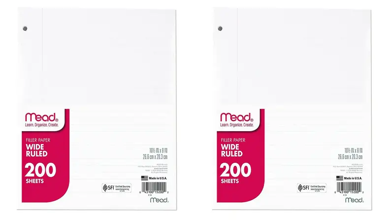 Wide Ruled Paper