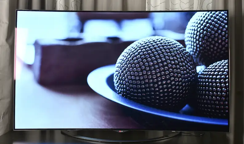 LG 65EC9700 4K OLED from the front