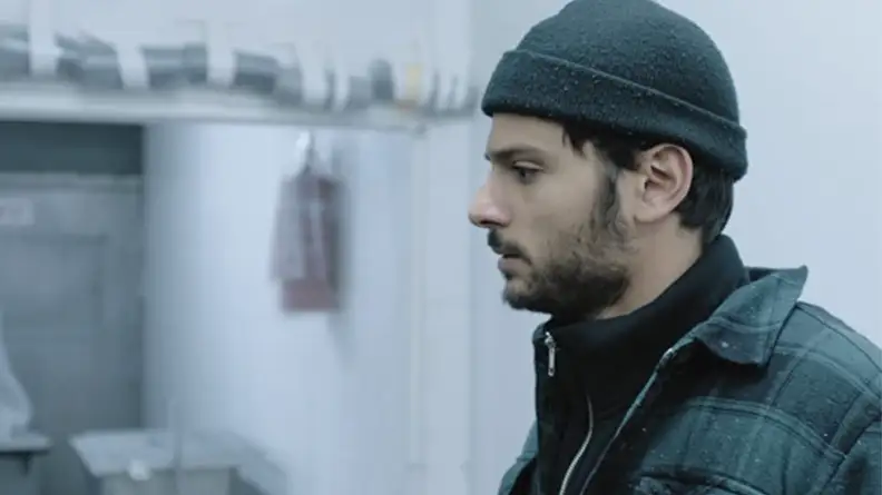 An image from the film "White Eye"