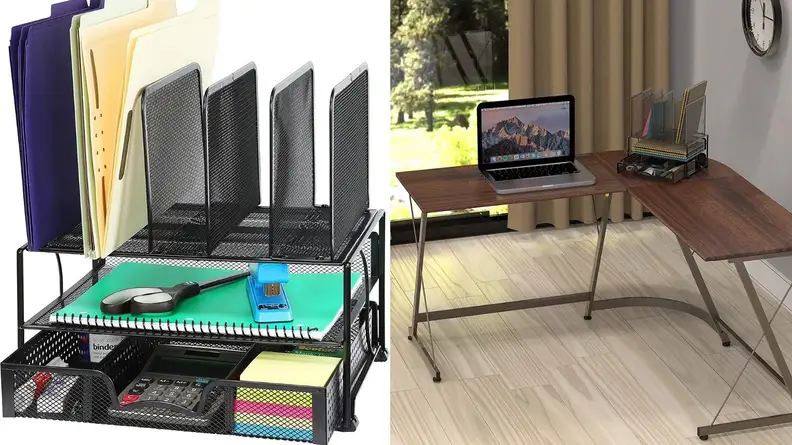 mesh desk organizer