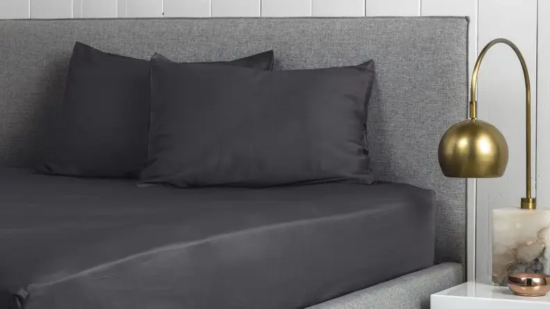These sateen sheets are soft and smooth to climb into at night.