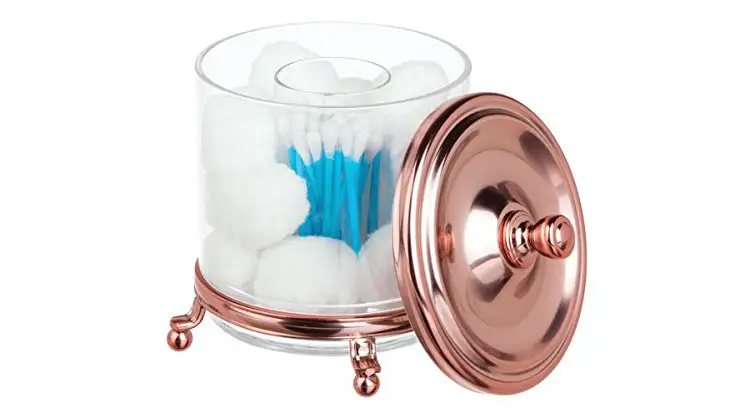 mDesign Cotton Swab Holder