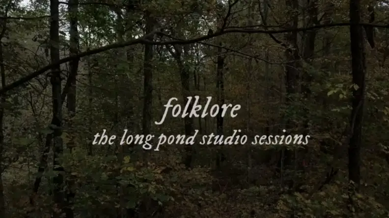 A title card from the film Folklore: The Long Pond Sessions
