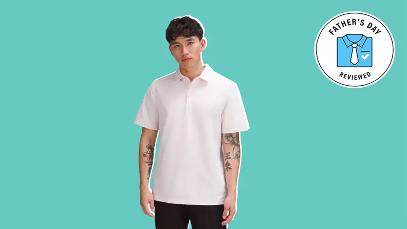 Best Father's Day gifts for dad: lululemon Evolution short sleeve polo shirt Oxford