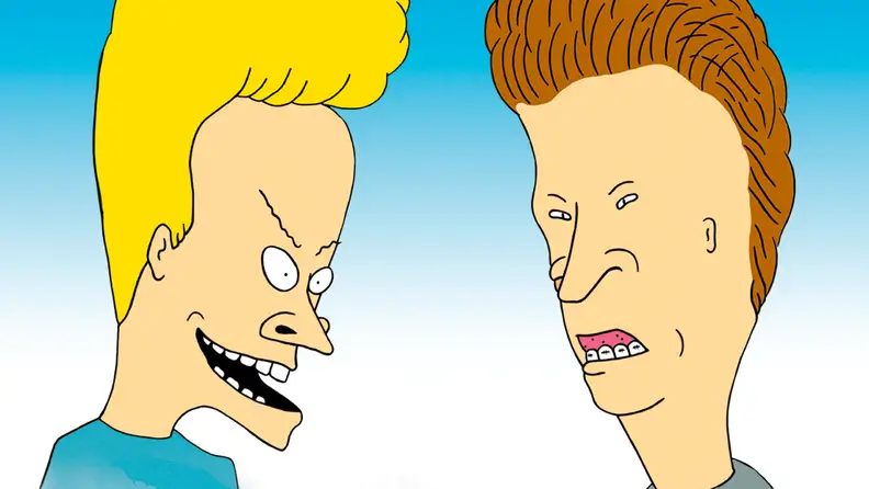 Cartoon duo Beavis and Butt-Head of MTV fame.