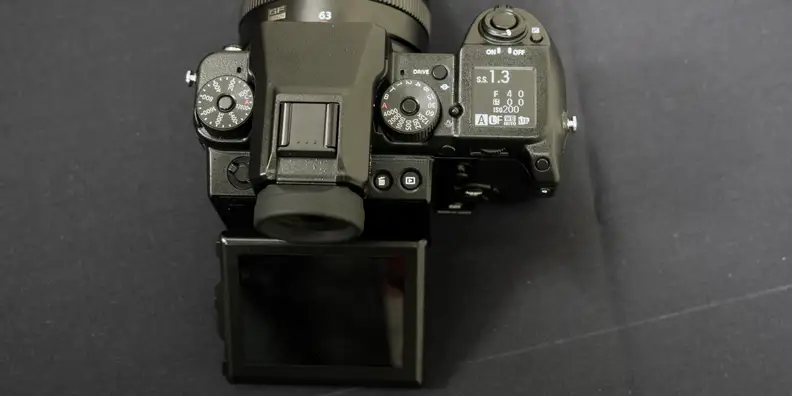 Fujifilm GFX 50S Top Down
