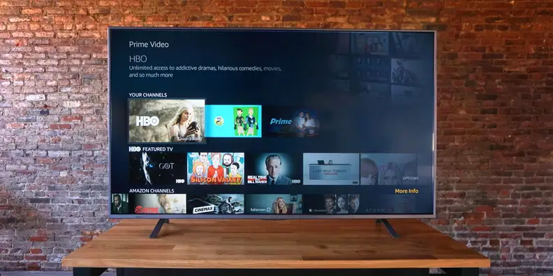 Westinghouse Amazon Fire TV Main Menu