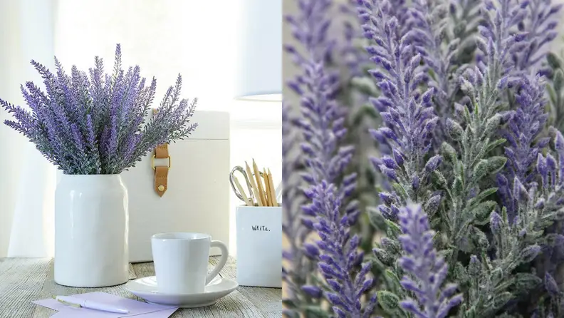 Heart to Heart Artificial Lavender Flowers