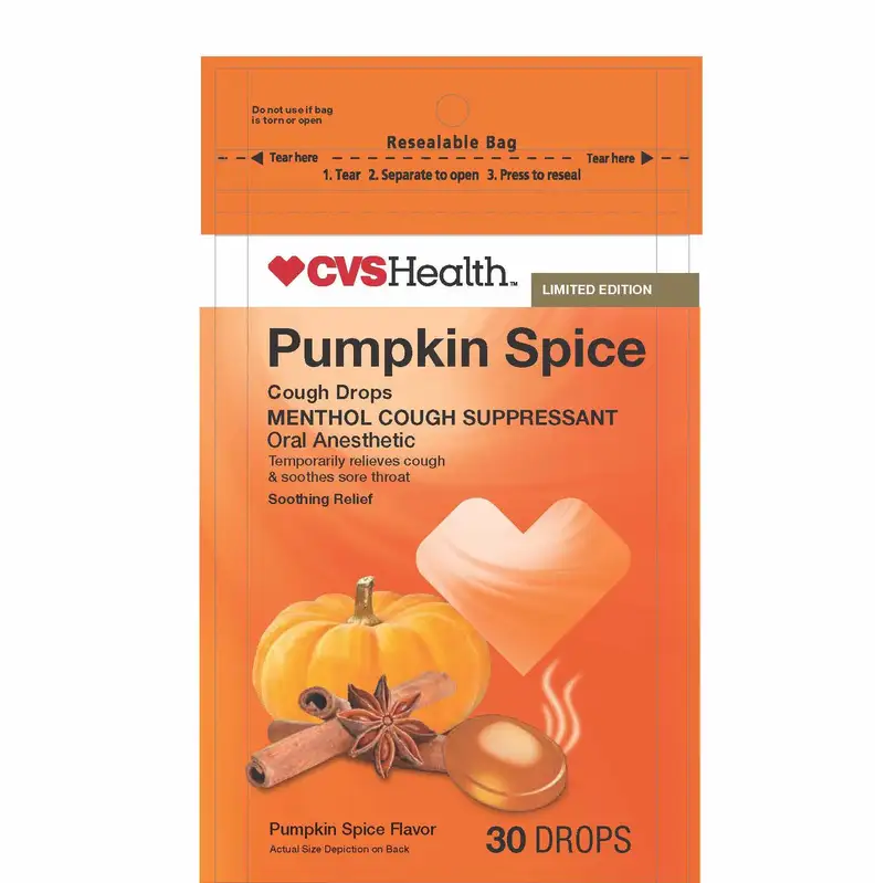 Pumpkin Spice Cough Drops