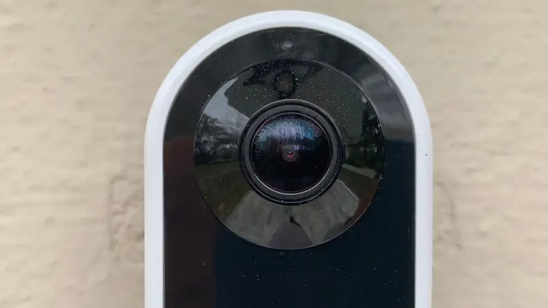 An up-close view of the Arlo Essential Wire-Free Camera