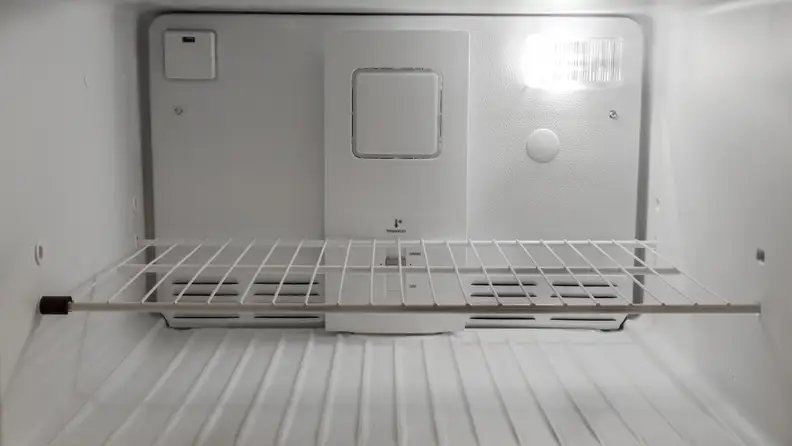 the freezer space is well lit