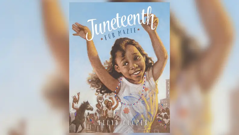 The cover of Juneteenth for Mazie.