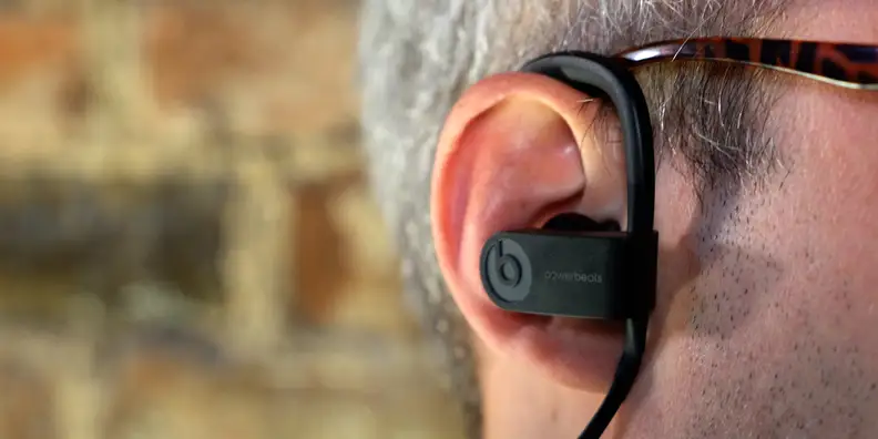 The Powerbeats 3's ear hooks are poseable, and they do a fantastic job of keeping the headphones in your ear while working out.