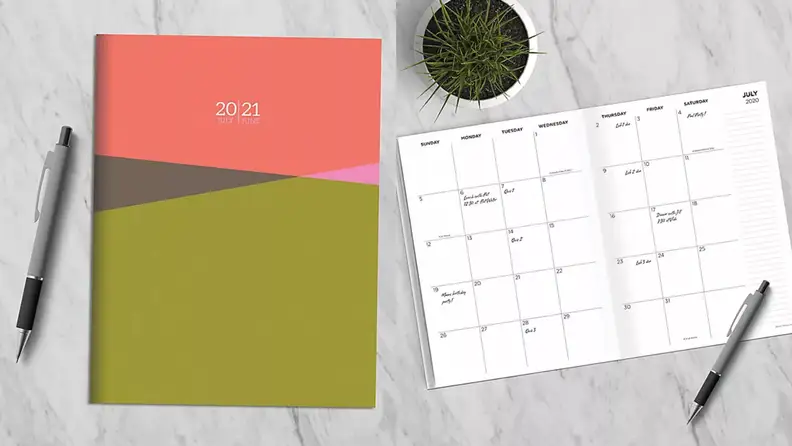 A 2021-22 planner.