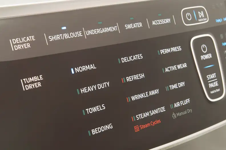 The FlexDry has more than a dozen cycles