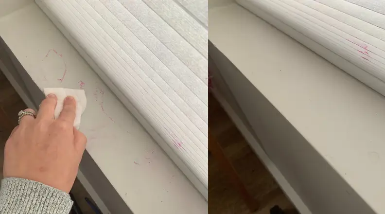 Mr. Clean Magic Eraser Before and After